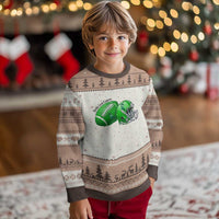 Liver Cancer Support Gift Ugly Christmas Sweater October Tackle Cancer Football