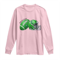 Liver Cancer Support Gift Long Sleeve Shirt October Tackle Cancer Football