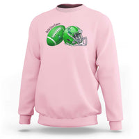 Liver Cancer Support Gift Sweatshirt October Tackle Cancer Football