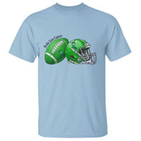 Liver Cancer Support Gift T Shirt October Tackle Cancer Football