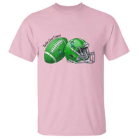 Liver Cancer Support Gift T Shirt October Tackle Cancer Football