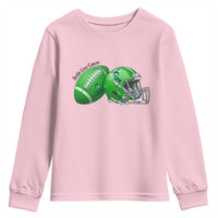 Liver Cancer Support Gift Youth Sweatshirt October Tackle Cancer Football