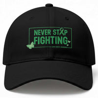 Liver Cancer Warrior Baseball Cap Never Stop Fighting Support Gift