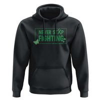 Liver Cancer Warrior Hoodie Never Stop Fighting Support Gift