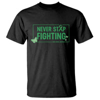 Liver Cancer Warrior T Shirt Never Stop Fighting Support Gift