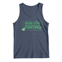 Liver Cancer Warrior Tank Top Never Stop Fighting Support Gift
