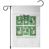 Funny Liver Cancer Warrior Support Gift Garden Flag Just A Strong Goose