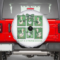 Funny Liver Cancer Warrior Support Gift Spare Tire Cover Just A Strong Goose