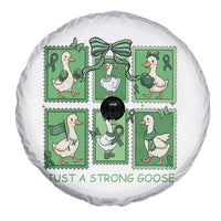 Funny Liver Cancer Warrior Support Gift Spare Tire Cover Just A Strong Goose