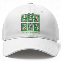 Funny Liver Cancer Warrior Support Gift Baseball Cap Just A Strong Goose