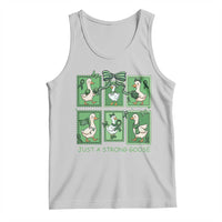 Funny Liver Cancer Warrior Support Gift Tank Top Just A Strong Goose