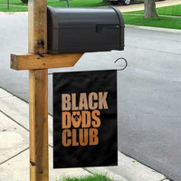 Black Dads Club Garden Flag African American Fathers Day Gift