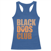 Black Dads Club Racerback Tank Top African American Fathers Day Gift