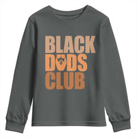 Black Dads Club Youth Sweatshirt African American Fathers Day Gift