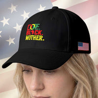 Proud African American Mom Gift Baseball Cap Dope Black Mother