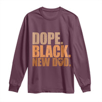 Proud Black New Dad Long Sleeve Shirt African American Fathers Day Gift