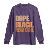 Proud Black New Dad Long Sleeve Shirt African American Fathers Day Gift