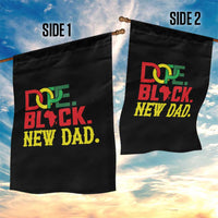 First Father's Day African American Dad Garden Flag New Dad Gift
