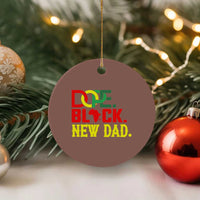 First Father's Day African American Dad Ceramic Ornament New Dad Gift