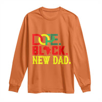 First Father's Day African American Dad Long Sleeve Shirt New Dad Gift