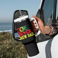 First Father's Day African American Dad Tumbler With Handle New Dad Gift