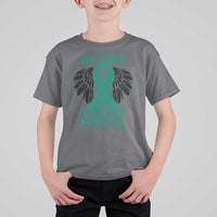 Liver Cancer Awareness Memorial Gift T Shirt For Kid My Hero Is Now My Angel