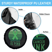 Liver Cancer Awareness Spare Tire Cover Not All Cancer Is Pink Ribbon Support Gift