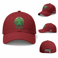 Liver Cancer Awareness Baseball Cap Not All Cancer Is Pink Ribbon Support Gift