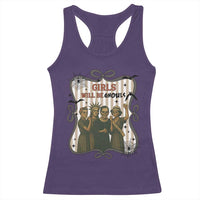 Halloween Feminist Racerback Tank Top Girls Will Be Ghouls Women Empowerment - Wonder Print Shop