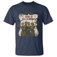 Halloween Feminist T Shirt Girls Will Be Ghouls Women Empowerment - Wonder Print Shop