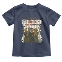Halloween Feminist Toddler T Shirt Girls Will Be Ghouls Women Empowerment - Wonder Print Shop