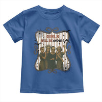 Halloween Feminist Toddler T Shirt Girls Will Be Ghouls Women Empowerment - Wonder Print Shop