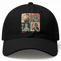 Girls Will Be Girls Baseball Cap Patriotic Feminist USA Women