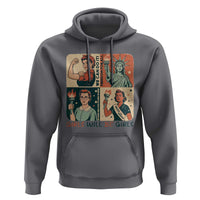 Girls Will Be Girls Hoodie Patriotic Feminist USA Women - Wonder Print Shop