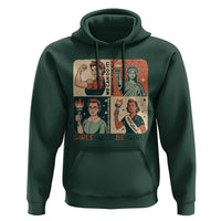 Girls Will Be Girls Hoodie Patriotic Feminist USA Women - Wonder Print Shop