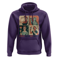 Girls Will Be Girls Hoodie Patriotic Feminist USA Women - Wonder Print Shop