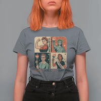 Girls Will Be Girls T Shirt For Women Patriotic Feminist USA Women - Wonder Print Shop