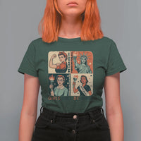 Girls Will Be Girls T Shirt For Women Patriotic Feminist USA Women - Wonder Print Shop