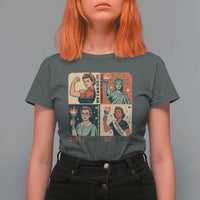 Girls Will Be Girls T Shirt For Women Patriotic Feminist USA Women - Wonder Print Shop