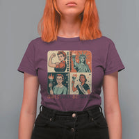 Girls Will Be Girls T Shirt For Women Patriotic Feminist USA Women - Wonder Print Shop