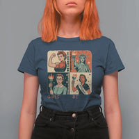 Girls Will Be Girls T Shirt For Women Patriotic Feminist USA Women - Wonder Print Shop