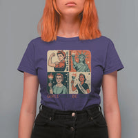 Girls Will Be Girls T Shirt For Women Patriotic Feminist USA Women - Wonder Print Shop
