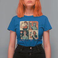 Girls Will Be Girls T Shirt For Women Patriotic Feminist USA Women - Wonder Print Shop