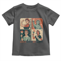 Girls Will Be Girls Toddler T Shirt Patriotic Feminist USA Women - Wonder Print Shop
