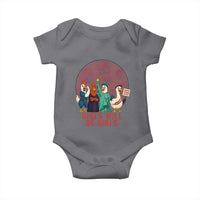 Girls Will Be Girls Baby Onesie Funny Patriotic Feathered Feminists Ducks - Wonder Print Shop