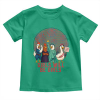 Girls Will Be Girls Toddler T Shirt Funny Patriotic Feathered Feminists Ducks - Wonder Print Shop