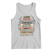 Human Rights Bookish Tank Top Kindness Peace Equality Flower For Women - Wonder Print Shop