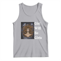 Girl Will Be Girls Tank Top Medusa Mythology Feminist Women - Wonder Print Shop
