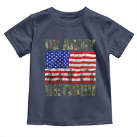 Retired Veteran Toddler T Shirt American Flag US Army Patriotic USA Pride - Wonder Print Shop