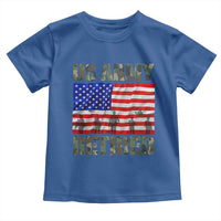 Retired Veteran Toddler T Shirt American Flag US Army Patriotic USA Pride - Wonder Print Shop